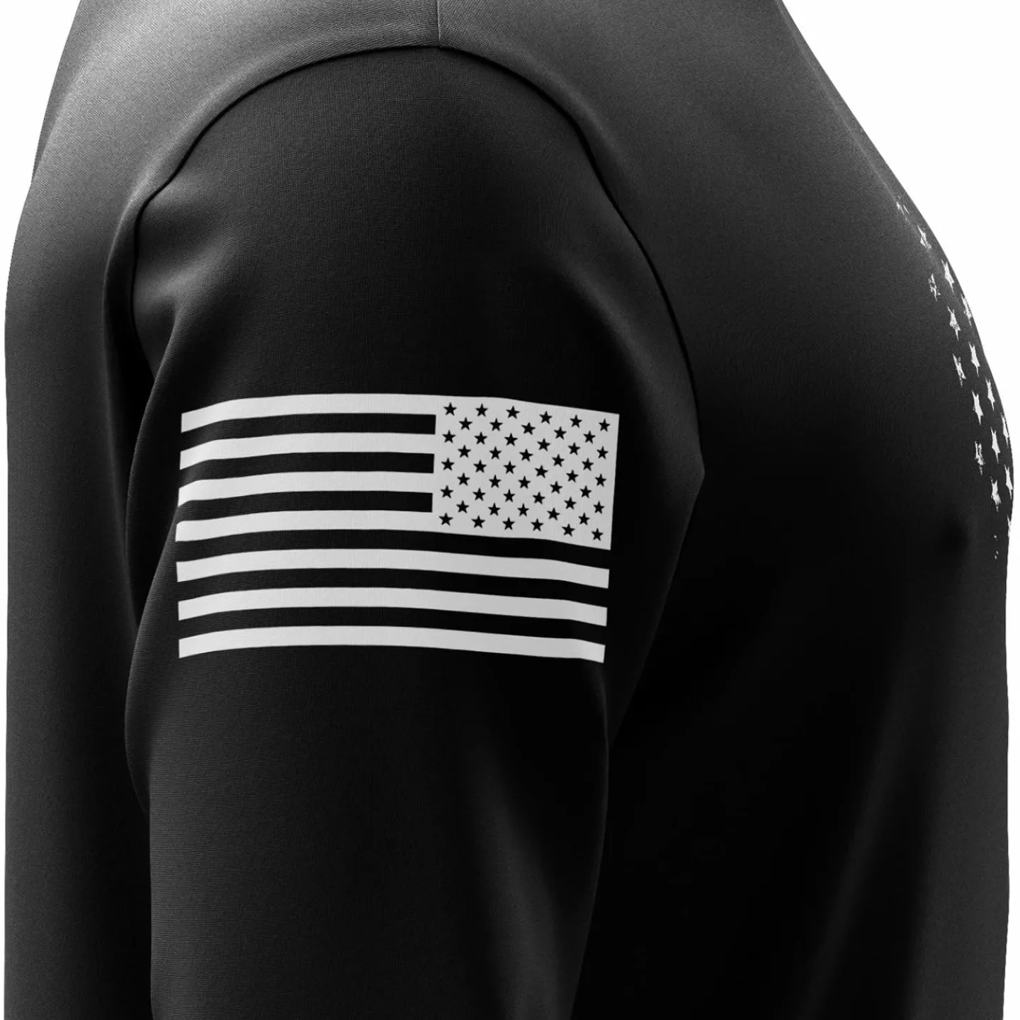 We The People Holsters American Flag Thin Blue Line Long Sleeve Shirt Black Discount