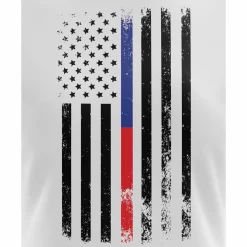 We The People Holsters American Flag Thin Blue/Red Line Public Service Support Women's Short Sleeve Shirt Clearance