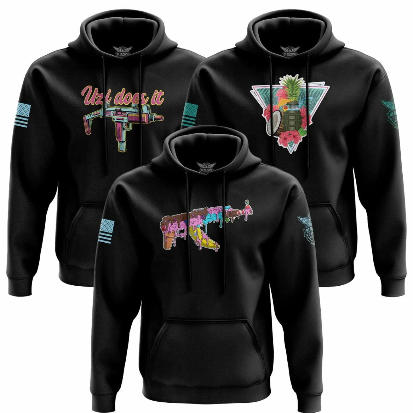 We The People Holsters Americana Hoodie Bundle Black Sale