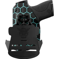 We The People Holsters Aqua Honeycomb Custom Printed Holster - OWB Kydex Holster Outlet