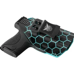 We The People Holsters Aqua Honeycomb Custom Printed Holster - IWB Kydex Holster Hot