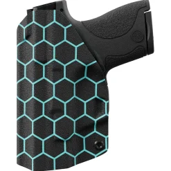 We The People Holsters Aqua Honeycomb Custom Printed Holster - IWB Kydex Holster Hot