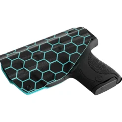 We The People Holsters Aqua Honeycomb Custom Printed Holster - IWB Kydex Holster Hot