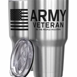 We The People Holsters Army Vet + American Flag Stainless Steel Tumbler Outlet