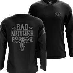 We The People Holsters Bad MF Long Sleeve Shirt Black