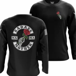 We The People Holsters Badass Mother Long Sleeve Shirt Black Outlet