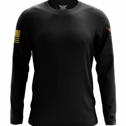 We The People Holsters Basic - + Gold Long Sleeve Shirt Black Outlet