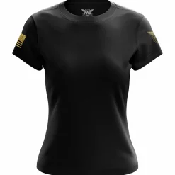 We The People Holsters Basic - + Gold Women's Short Sleeve Shirt Black Discount