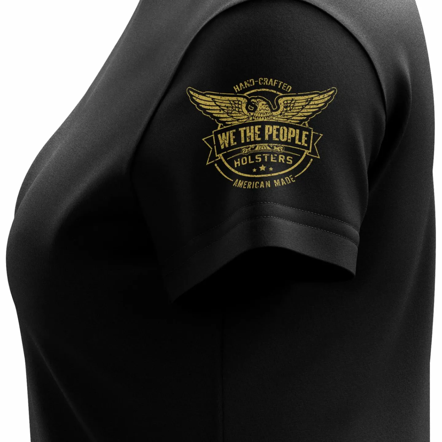 We The People Holsters Basic - + Gold Women's Short Sleeve Shirt Black Discount