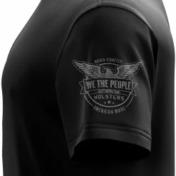 We The People Holsters Basic - + Gray Short Sleeve Shirt Black Hot