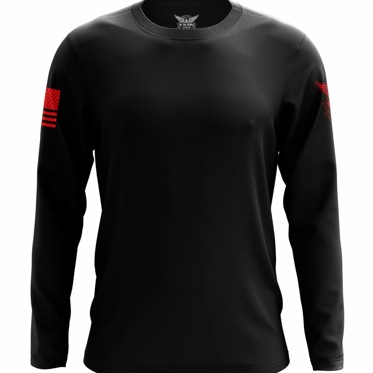 We The People Holsters Basic - + Red Long Sleeve Shirt Black Hot