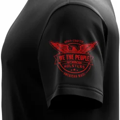 We The People Holsters Basic - + Red Short Sleeve Shirt Black Outlet