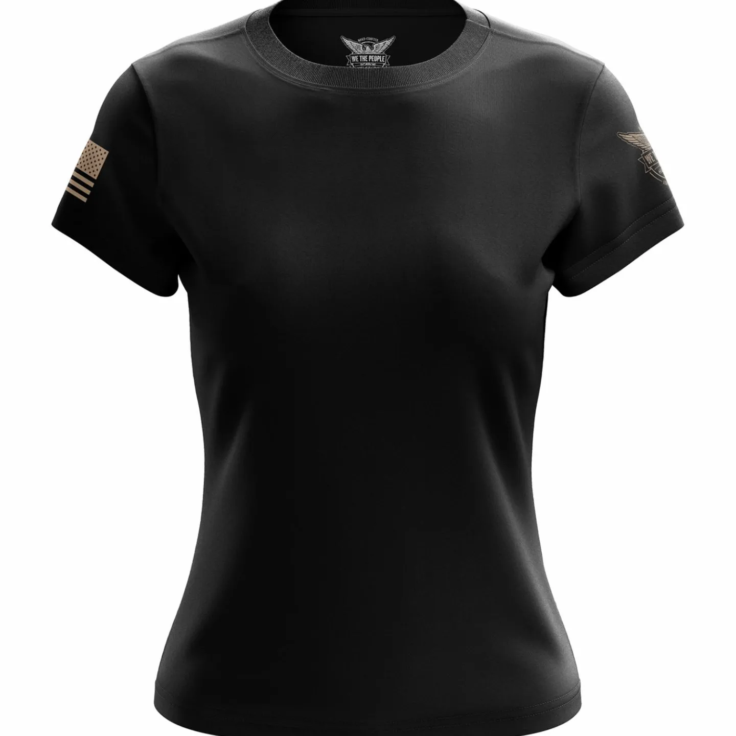 We The People Holsters Basic - + Tan Women's Short Sleeve Shirt Black New