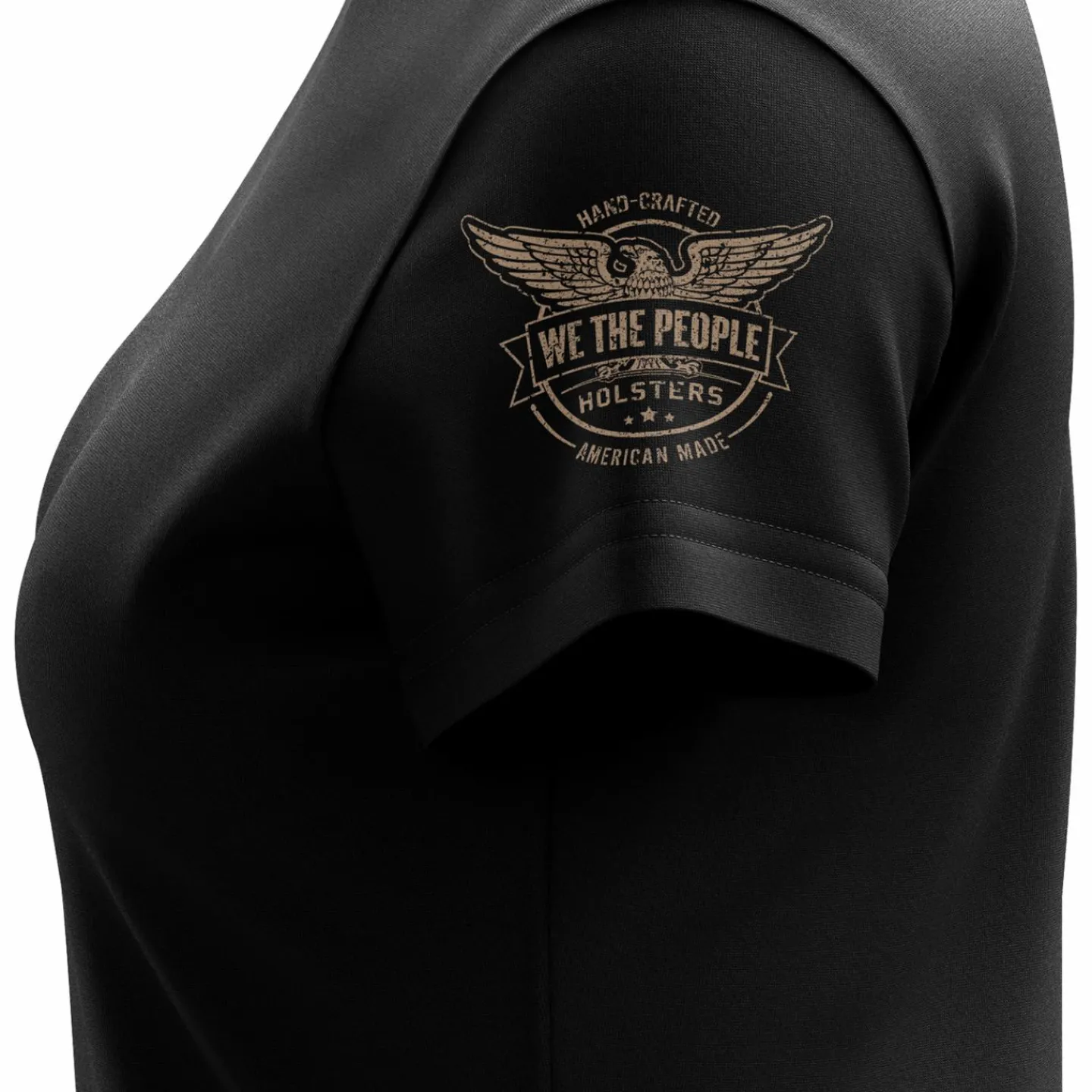 We The People Holsters Basic - + Tan Women's Short Sleeve Shirt Black New