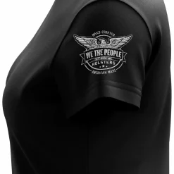 We The People Holsters Basic - + White Women's Short Sleeve Shirt Black Best