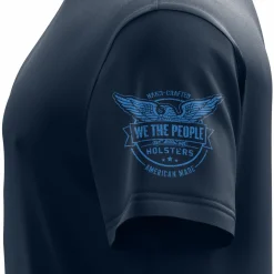 We The People Holsters Basic - + Steel Blue Short Sleeve Shirt Navy Blue Clearance