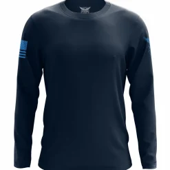 We The People Holsters Basic - + Steel Blue Long Sleeve Shirt Navy Blue Hot