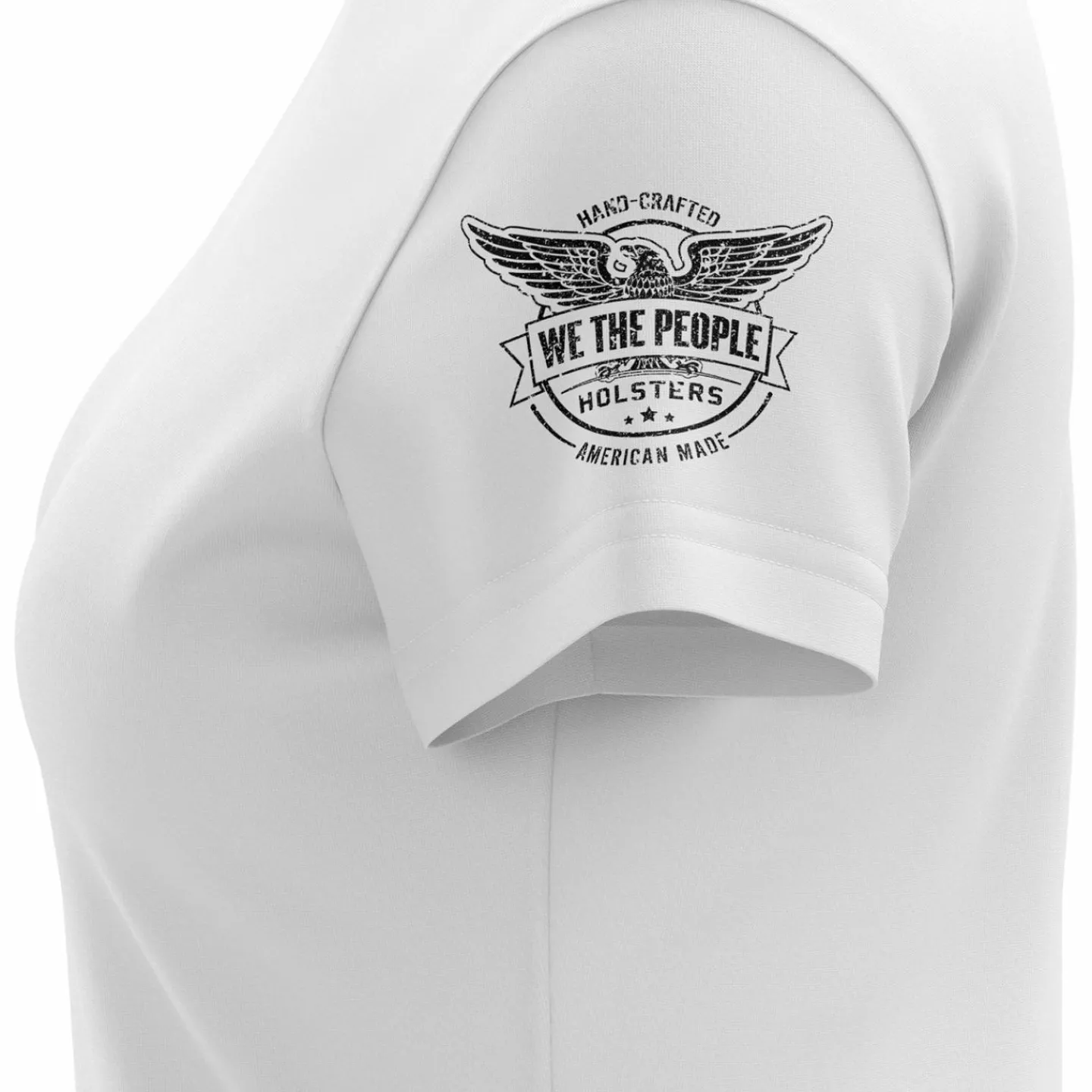 We The People Holsters Basic - + Black Women's Short Sleeve Shirt White Clearance