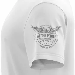 We The People Holsters Basic - + Gray Short Sleeve Shirt White New