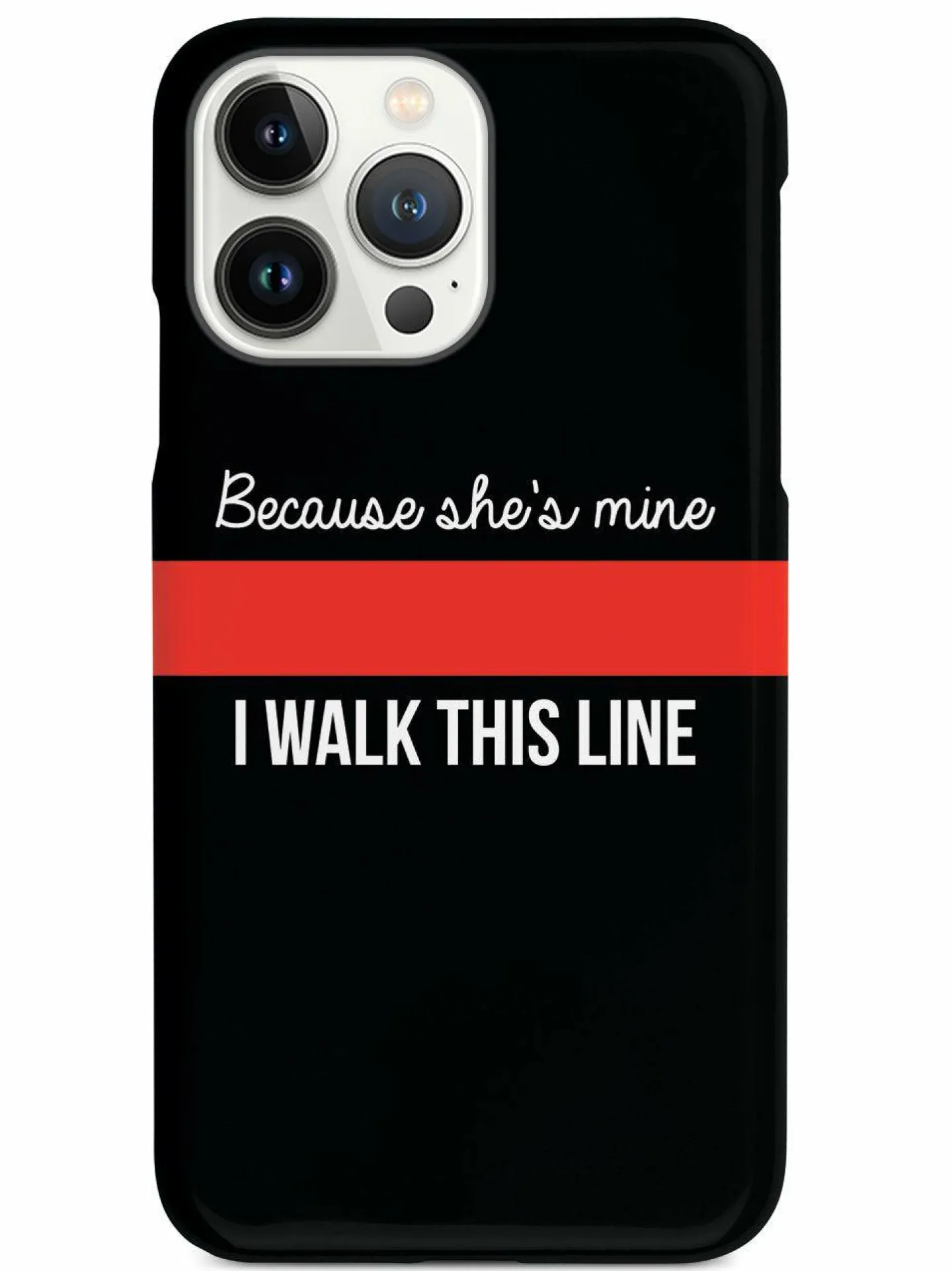 We The People Holsters Because She's Mine - Firefighter Thin Red Line Case New