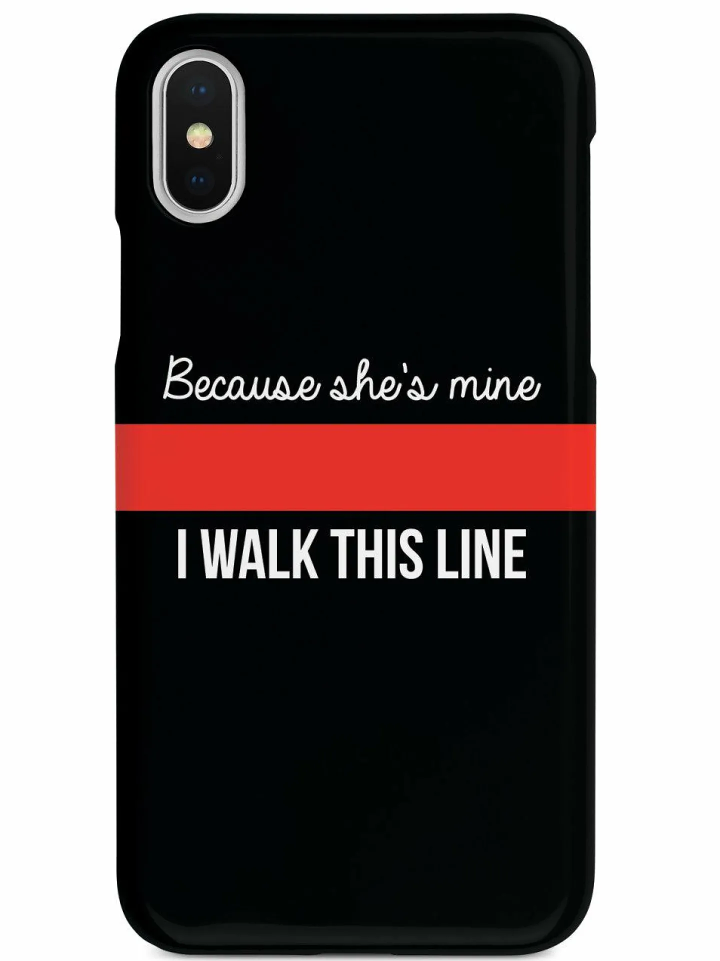 We The People Holsters Because She's Mine - Firefighter Thin Red Line Case New