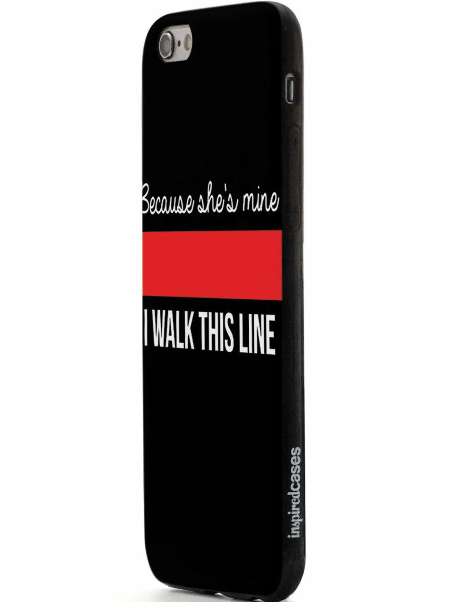 We The People Holsters Because She's Mine - Firefighter Thin Red Line Case New