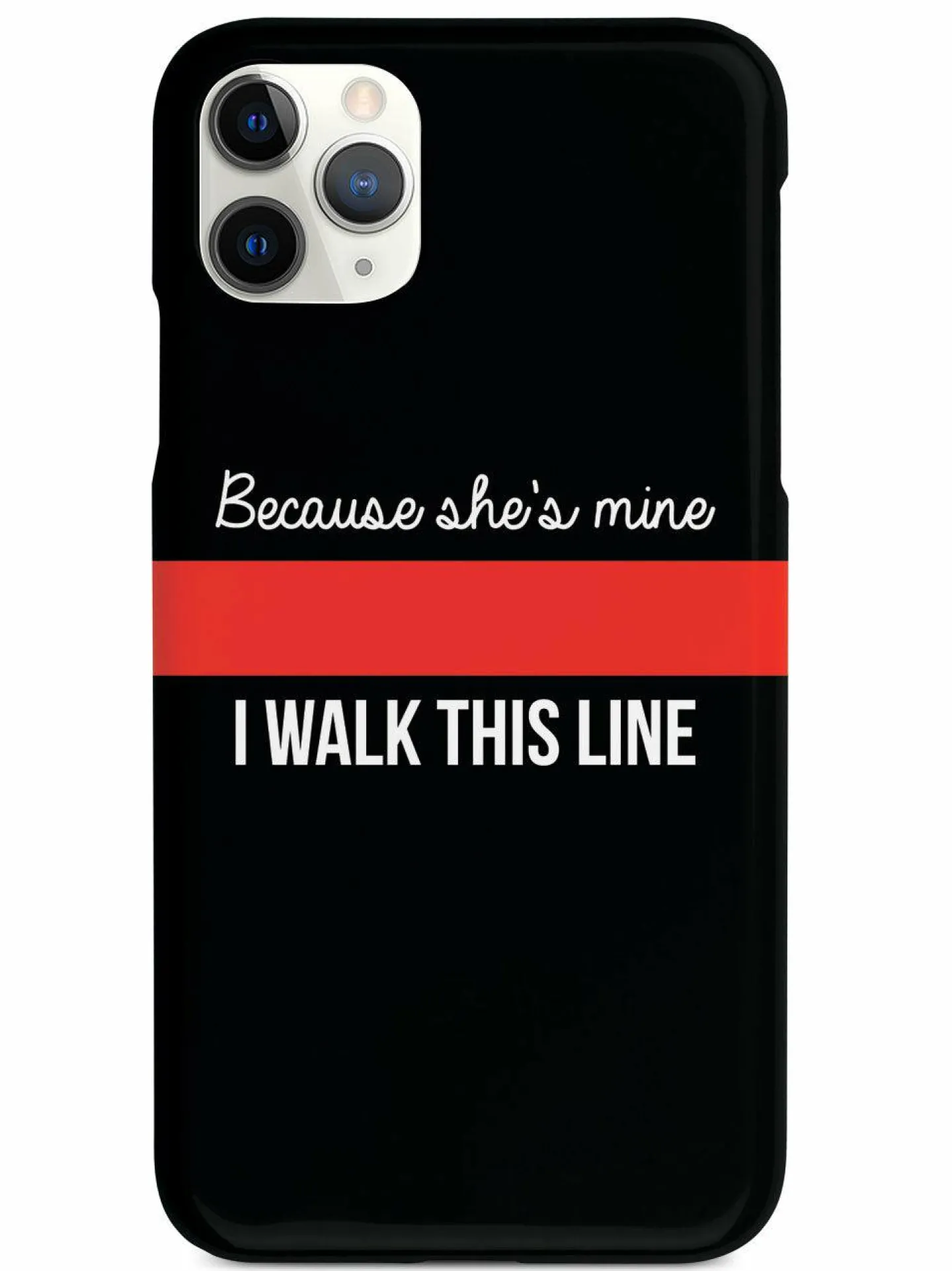 We The People Holsters Because She's Mine - Firefighter Thin Red Line Case New