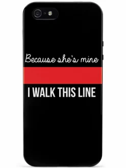 We The People Holsters Because She's Mine - Firefighter Thin Red Line Case New
