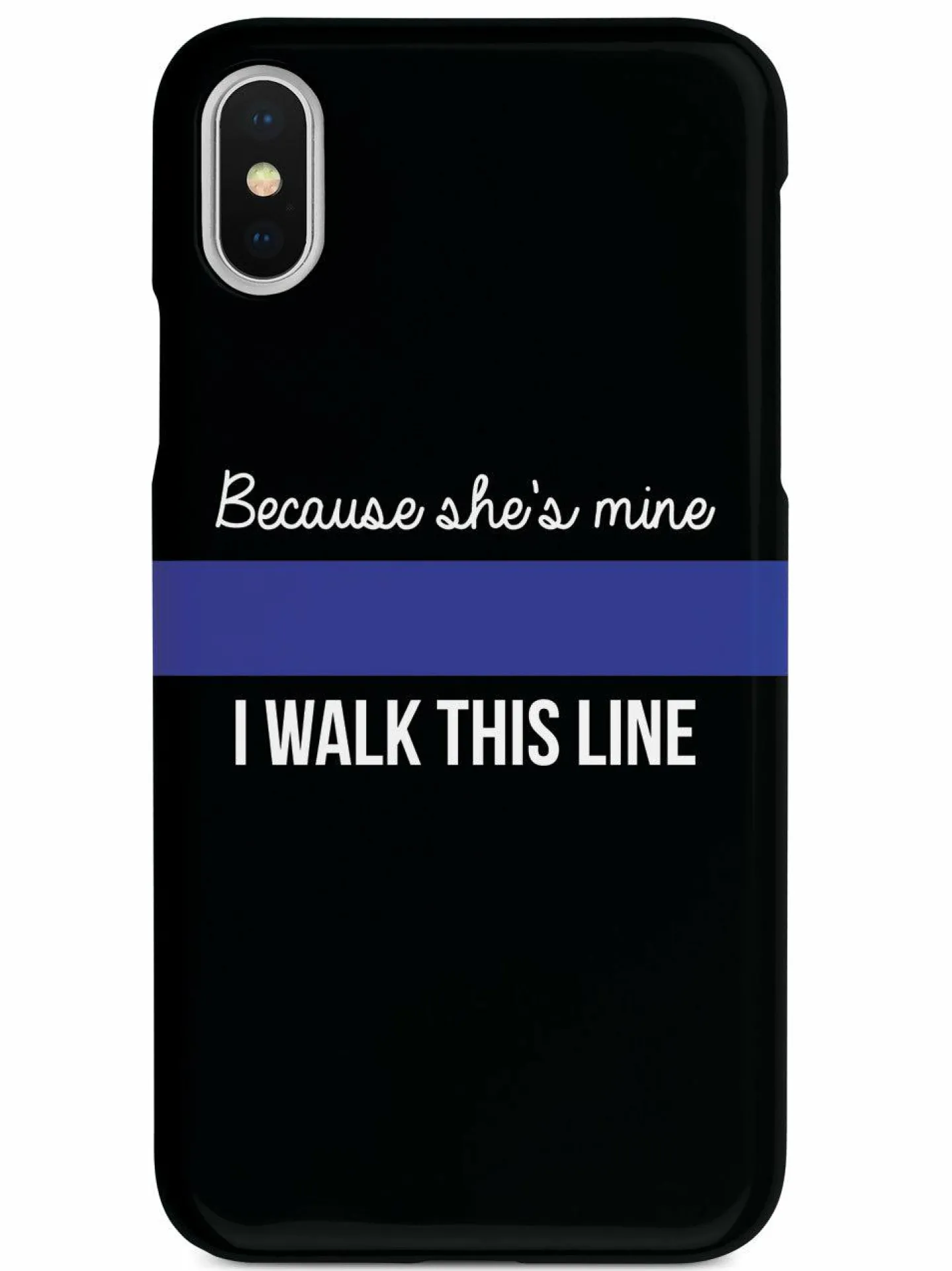 We The People Holsters Because She's Mine - Police Officer Thin Blue Line Case Discount