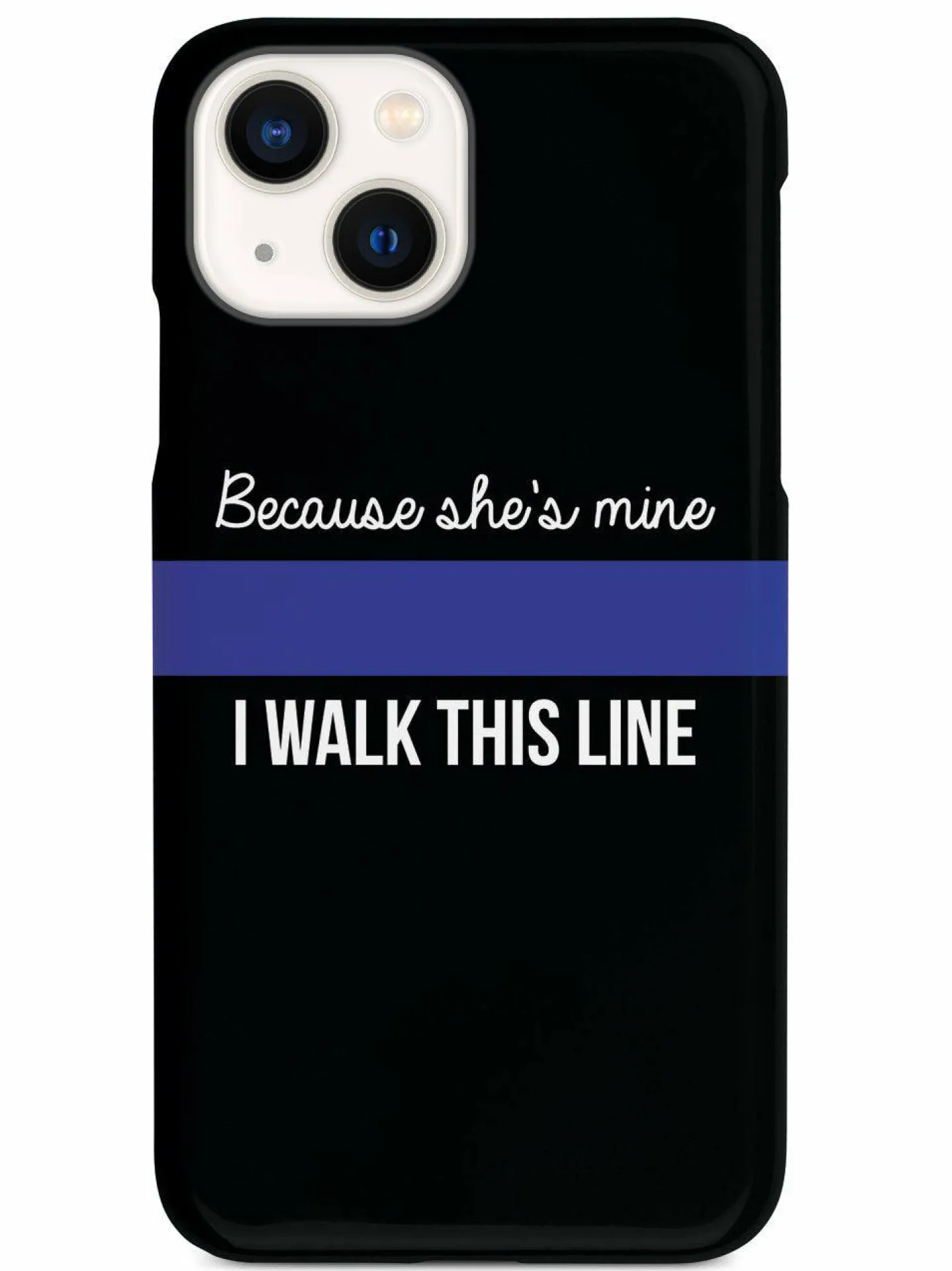 We The People Holsters Because She's Mine - Police Officer Thin Blue Line Case Discount
