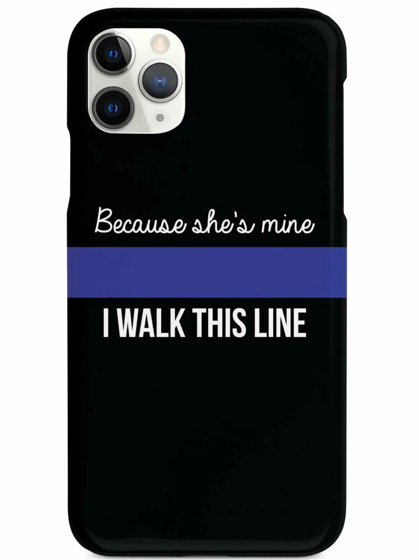 We The People Holsters Because She's Mine - Police Officer Thin Blue Line Case Discount