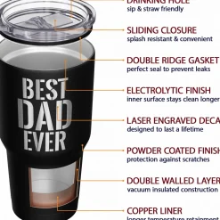 We The People Holsters Best Dad Ever Stainless Steel Tumbler Hot