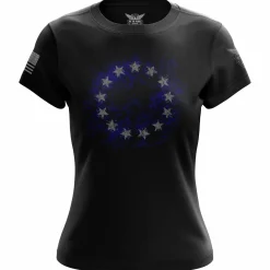 We The People Holsters Betsy Ross Flag 2.0 Women's Short Sleeve Shirt Black Sale