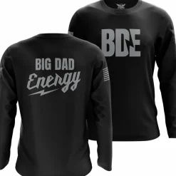 We The People Holsters Big Dad Energy Long Sleeve Shirt Black Outlet