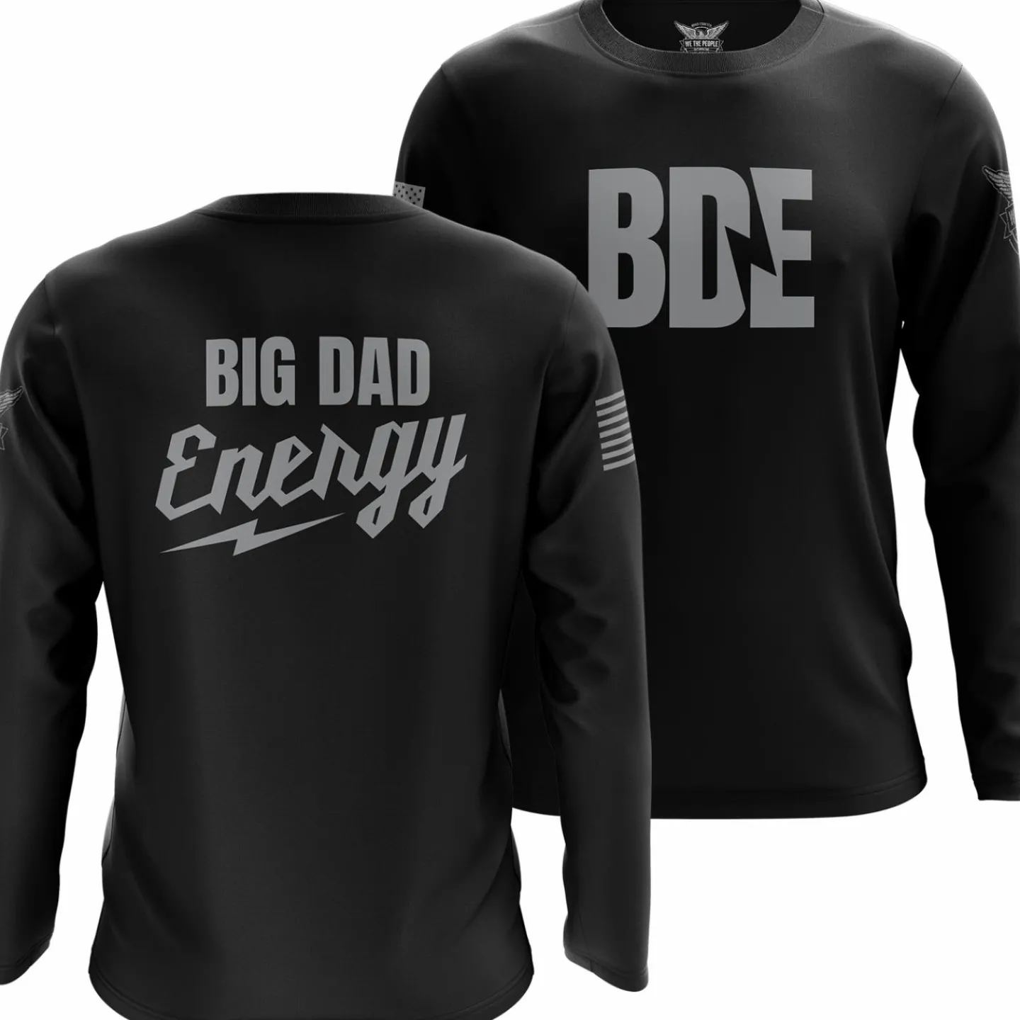 We The People Holsters Big Dad Energy Long Sleeve Shirt Black Outlet