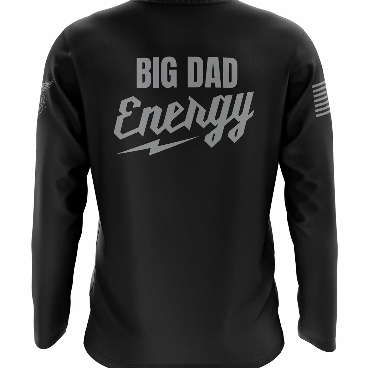 We The People Holsters Big Dad Energy Long Sleeve Shirt Black Outlet