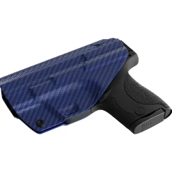 We The People Holsters Blue Carbon Fiber Custom Kydex IWB Holster for Concealed Carry Clearance