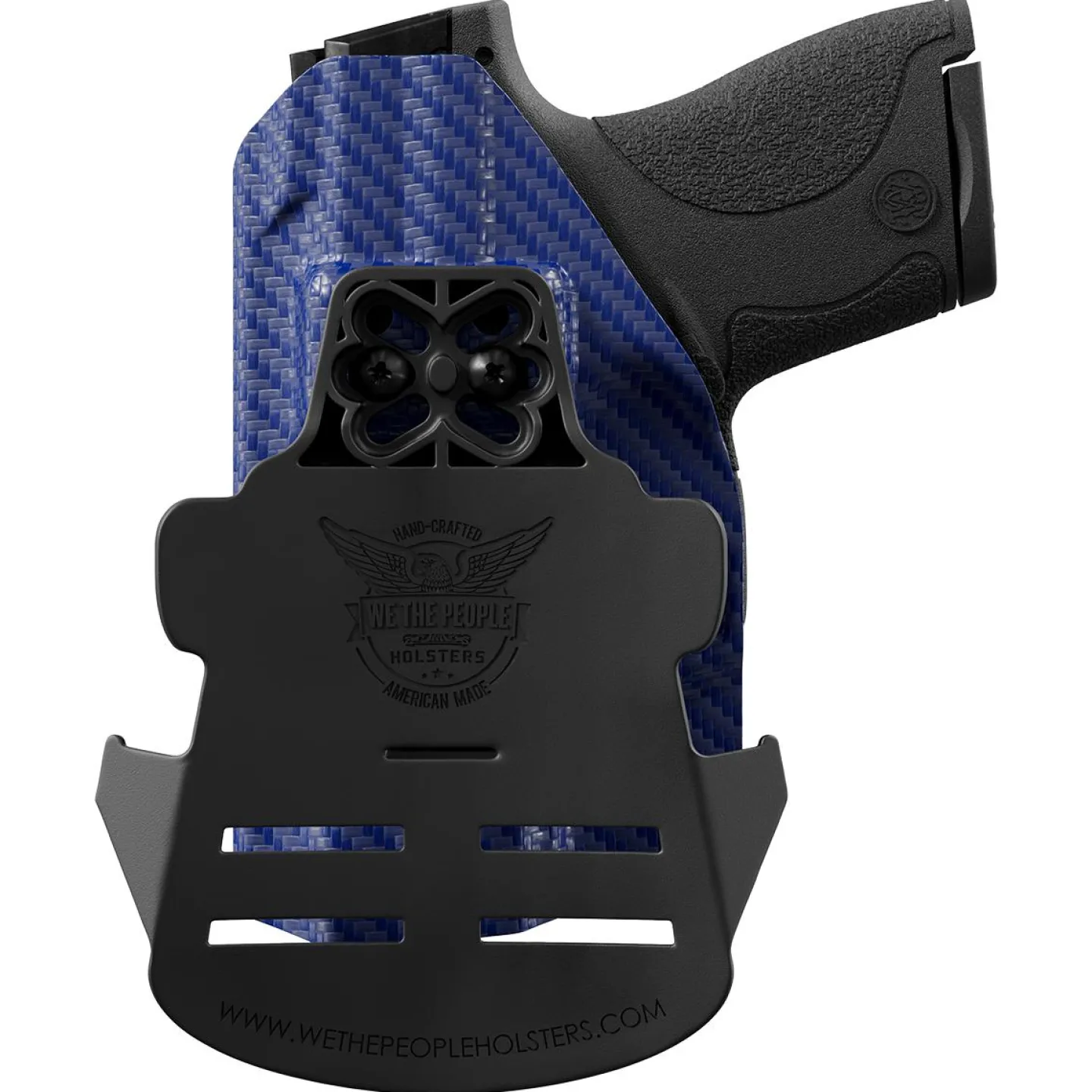 We The People Holsters Blue Carbon Fiber Kydex OWB Paddle holster Custom Designed Paddle Sale