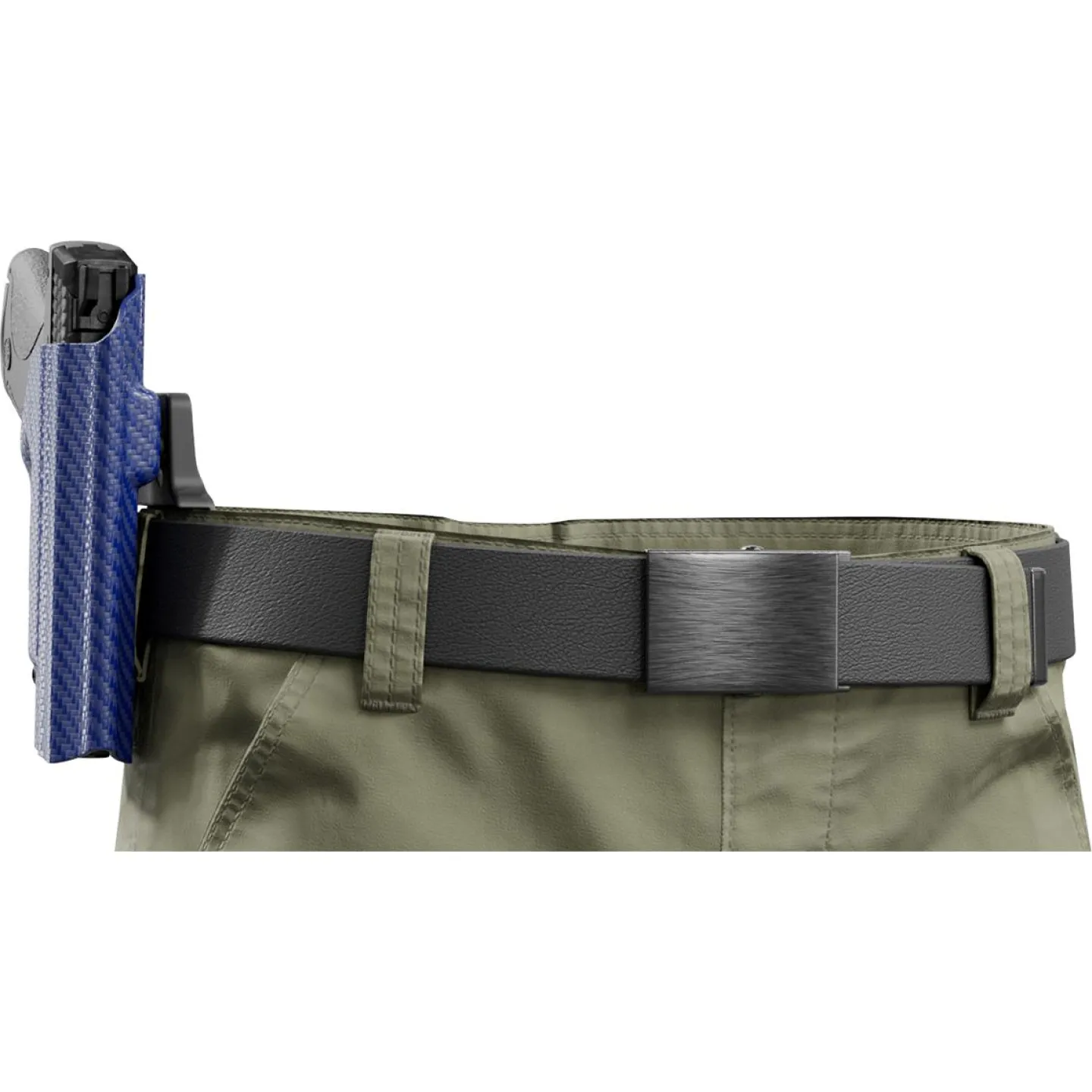 We The People Holsters Blue Carbon Fiber Kydex OWB Paddle holster Custom Designed Paddle Sale