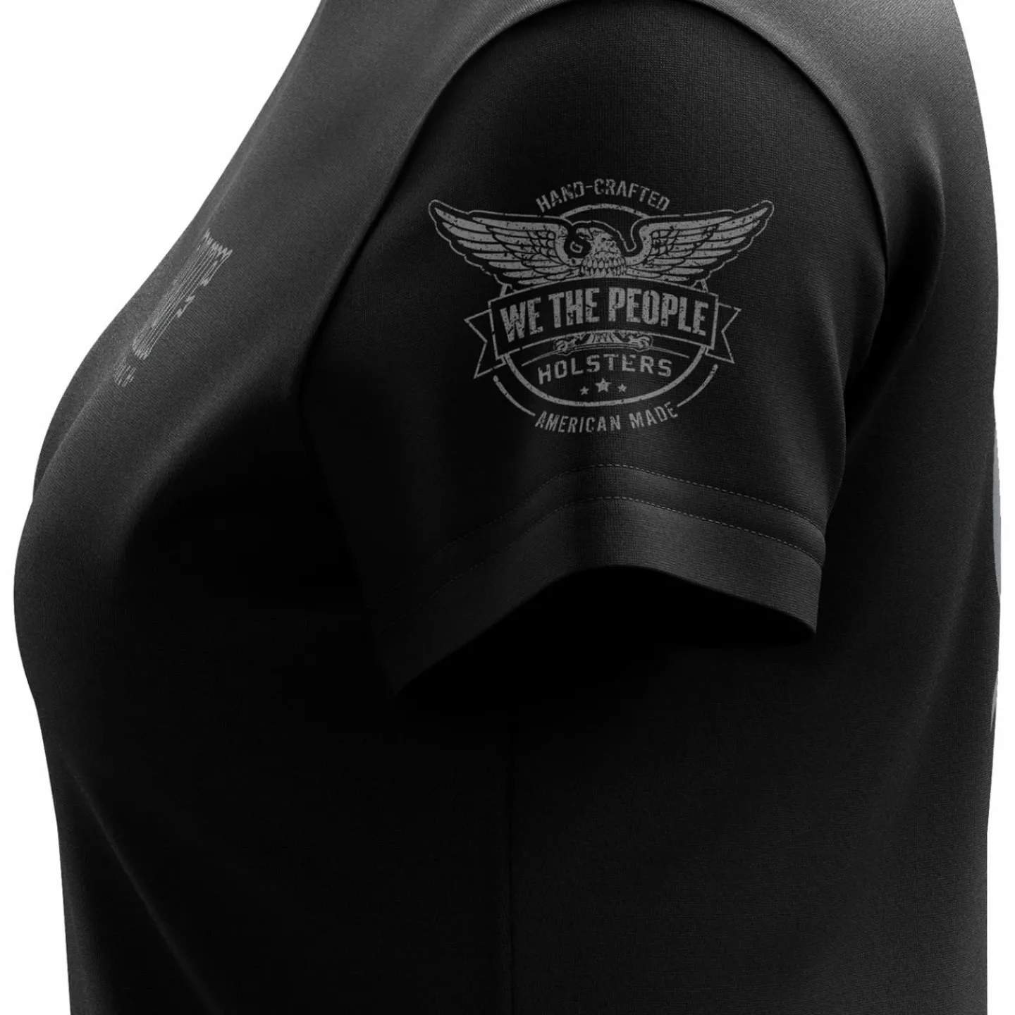 We The People Holsters BMF Bison Women's Short Sleeve Shirt Black Clearance