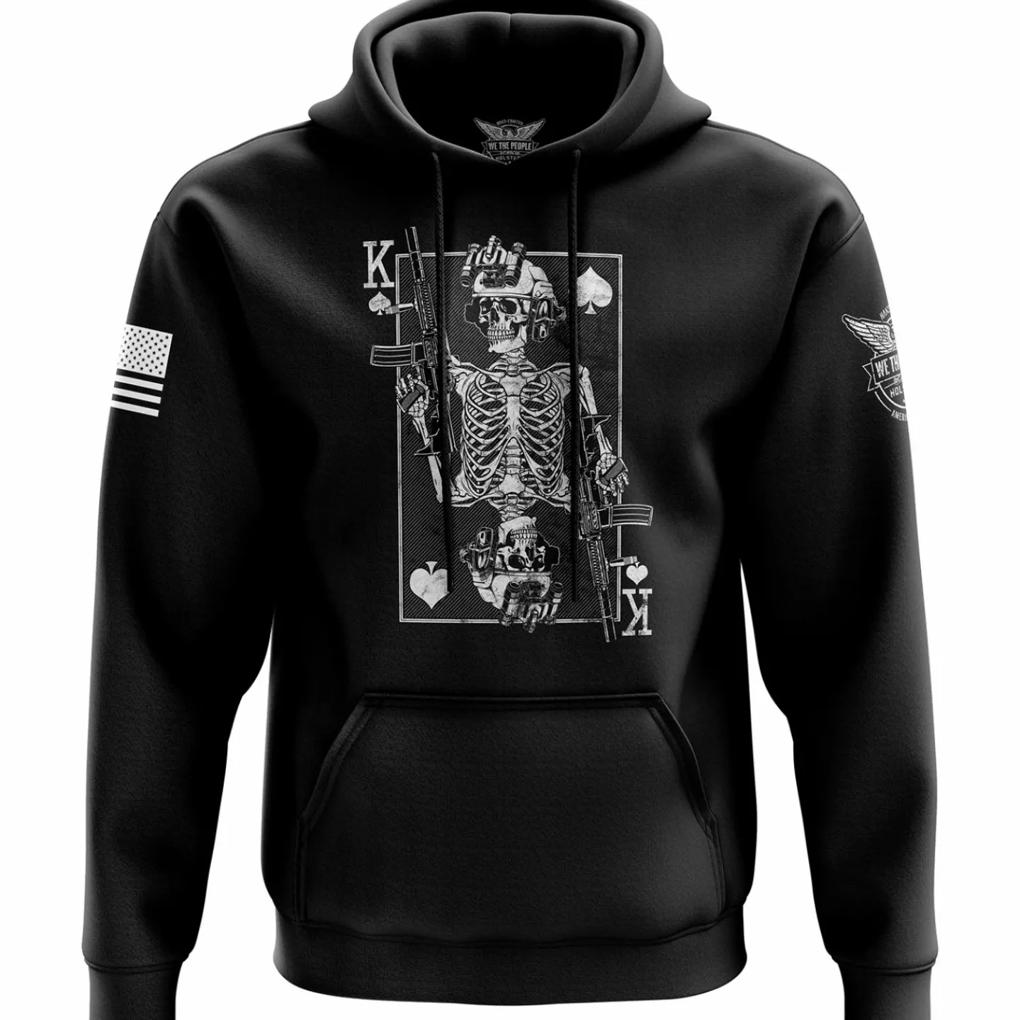 We The People Holsters Bone Dealer Hoodie Black