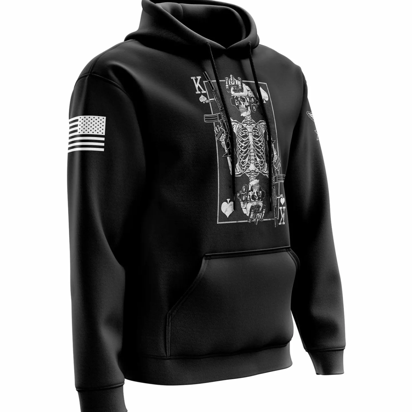 We The People Holsters Bone Dealer Hoodie Black