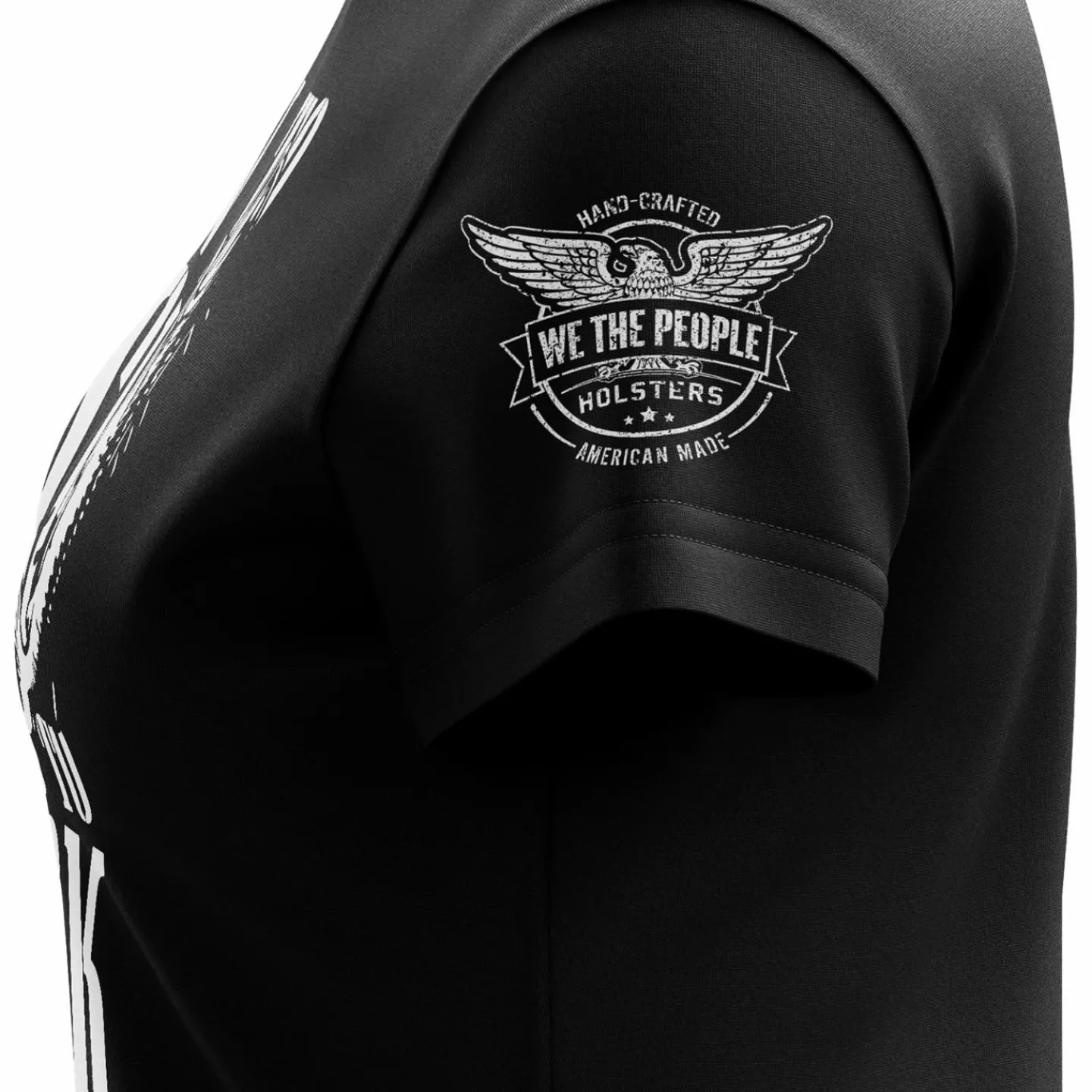 We The People Holsters Born to Fish Forced to Work Women's Short Sleeve Shirt Hot
