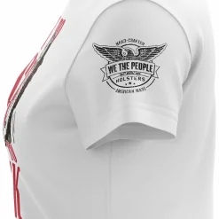 We The People Holsters Born to Fish Forced to Work Women's Short Sleeve Shirt Hot