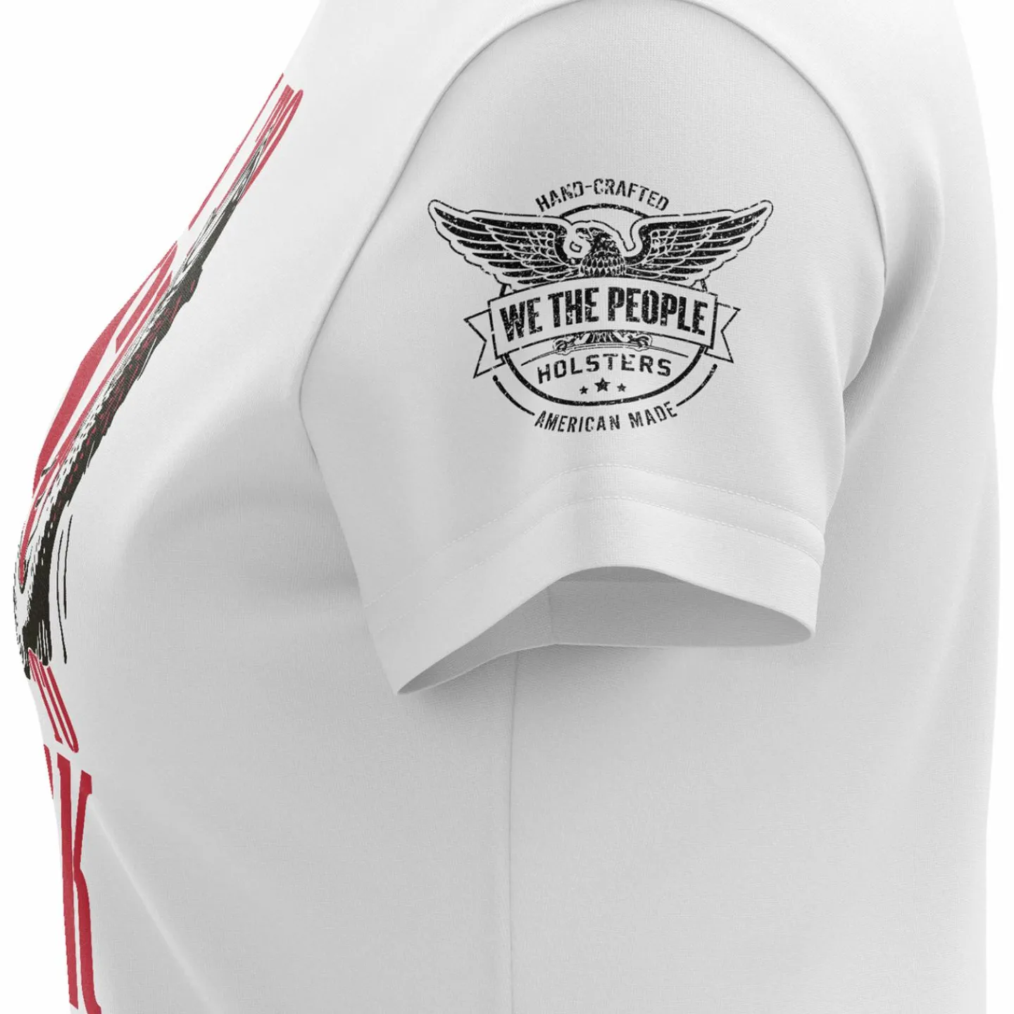 We The People Holsters Born to Fish Forced to Work Women's Short Sleeve Shirt Hot