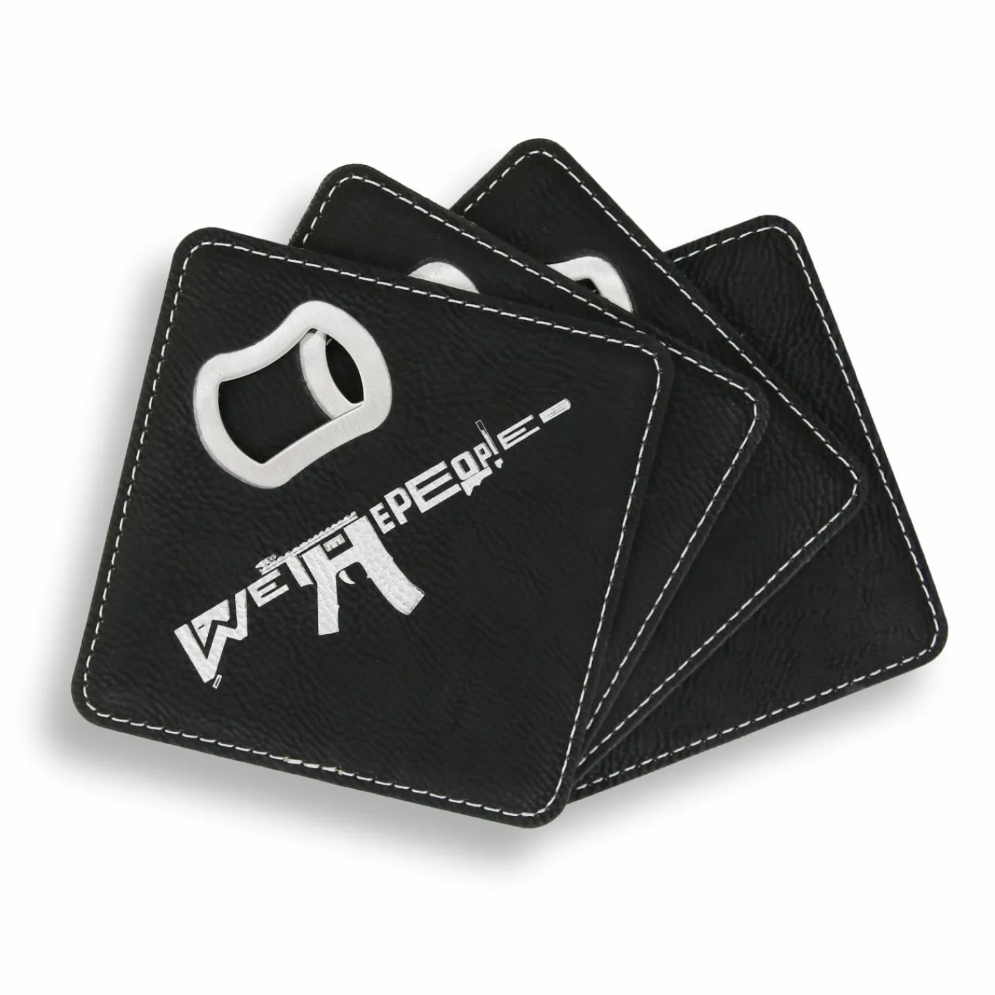 We The People Holsters Bottle Opener Coasters - Set of 4 Online