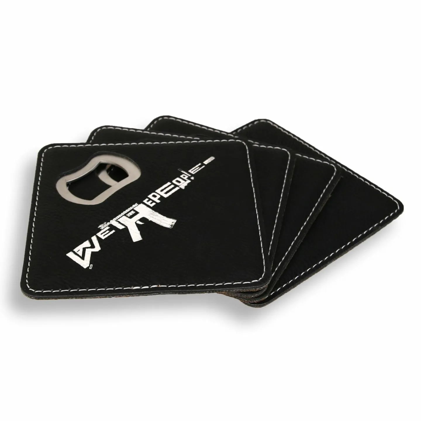 We The People Holsters Bottle Opener Coasters - Set of 4 Online