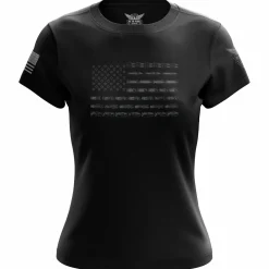 We The People Holsters Bullet Flag Women's Short Sleeve Shirt Black Best