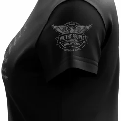 We The People Holsters Bullet Flag Women's Short Sleeve Shirt Black Best