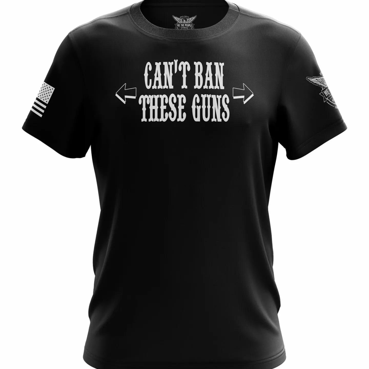 We The People Holsters Can't Ban These Guns Short Sleeve Shirt Black Outlet